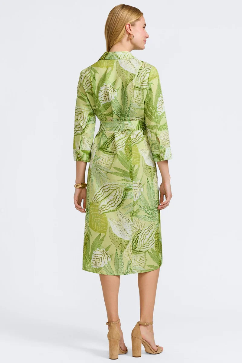 Fiona 3/4 Sleeve Midi Dress