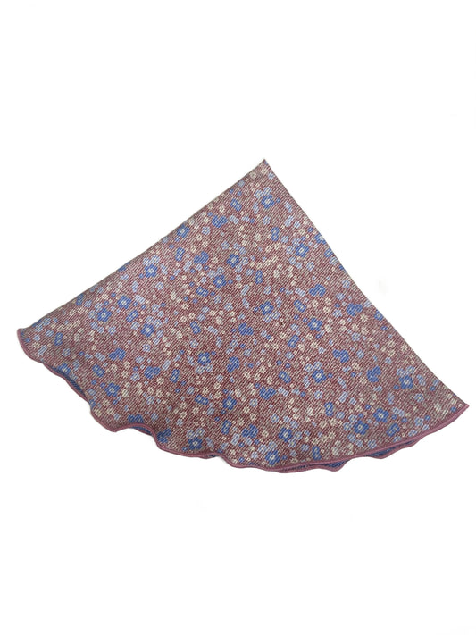 Round Silk Pocket Square