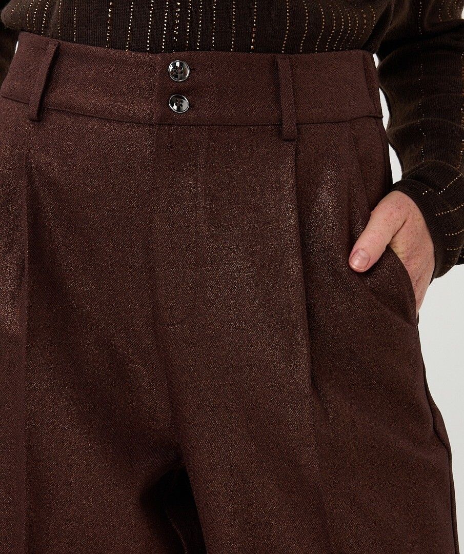 Shiny Twill Trouser