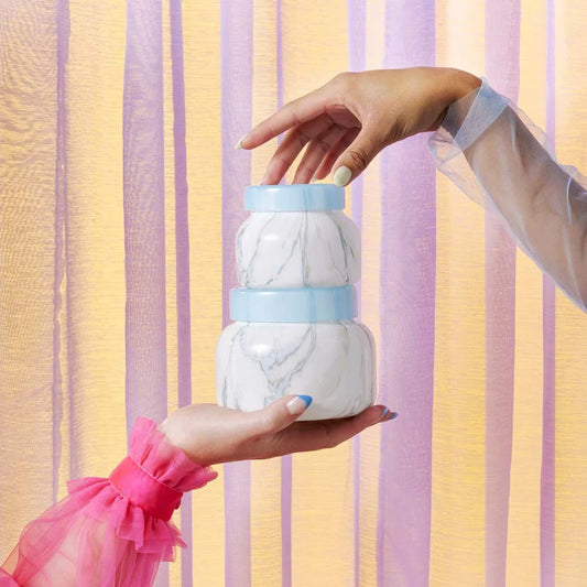 Petite Modern Marble Jar