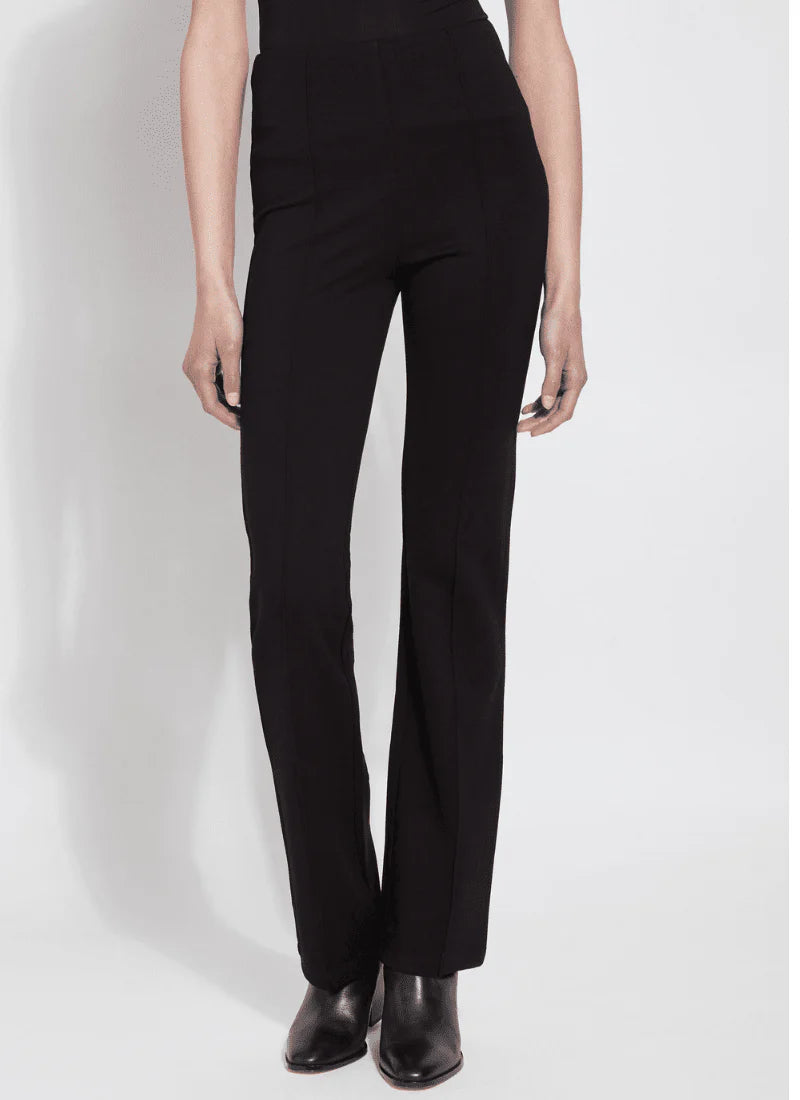 Elysse Wide Leg Pintuck Ponte Pant
