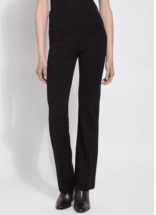 Elysse Wide Leg Pintuck Ponte Pant