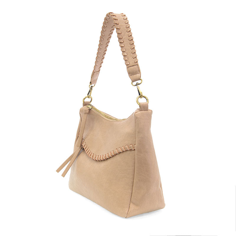 Cassidy Whipstitch Convertible Hobo Bag