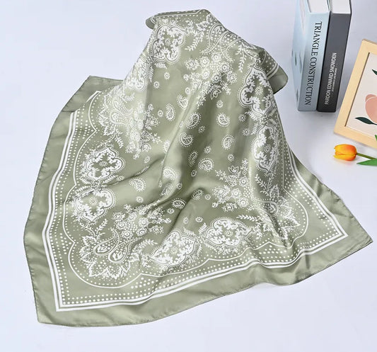 Western Bandana Silk Scarf