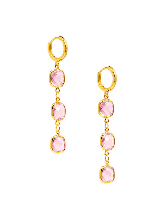 Crystal Chain Drop Earring