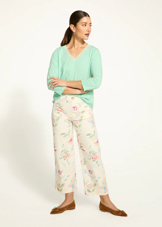 Suzanne Wide Crop Jean
