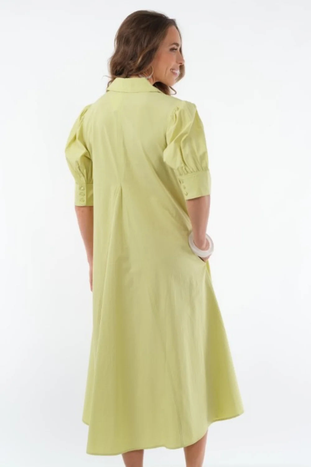 Amber Long Collared Dress