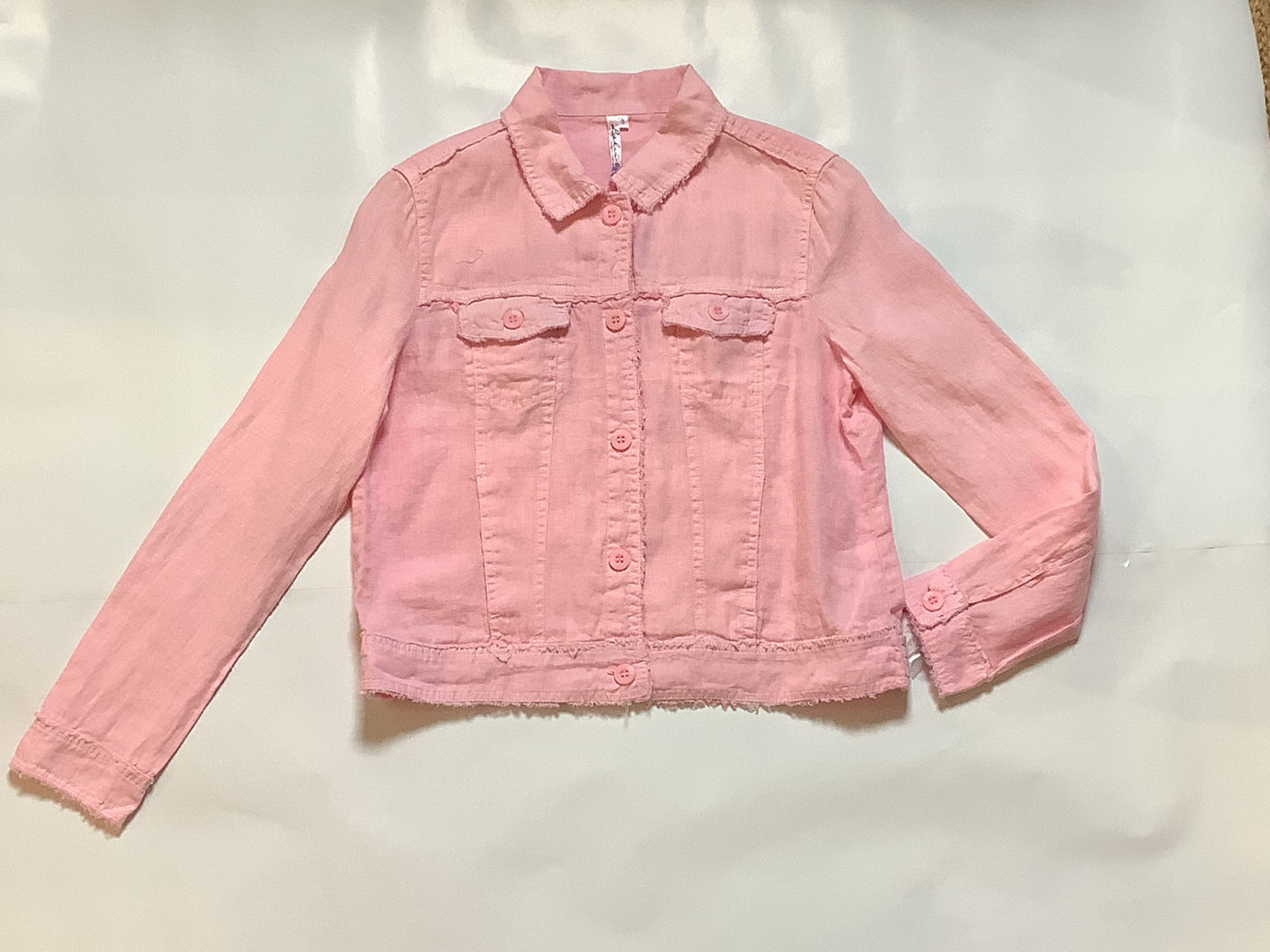 Collared Linen Jacket