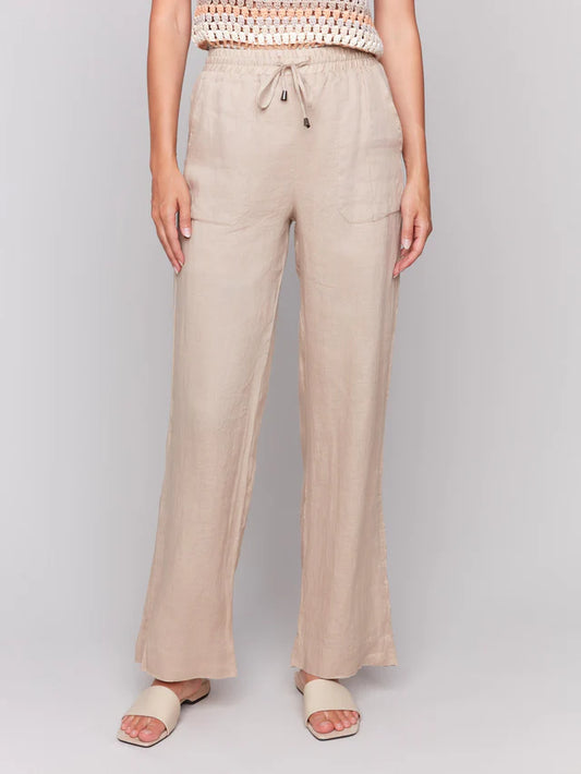 Linen Wide Leg Pant