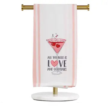 All You Need Is Love And Cocktails Hand Towel