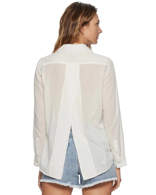 Marne Split Back Woven Shirt