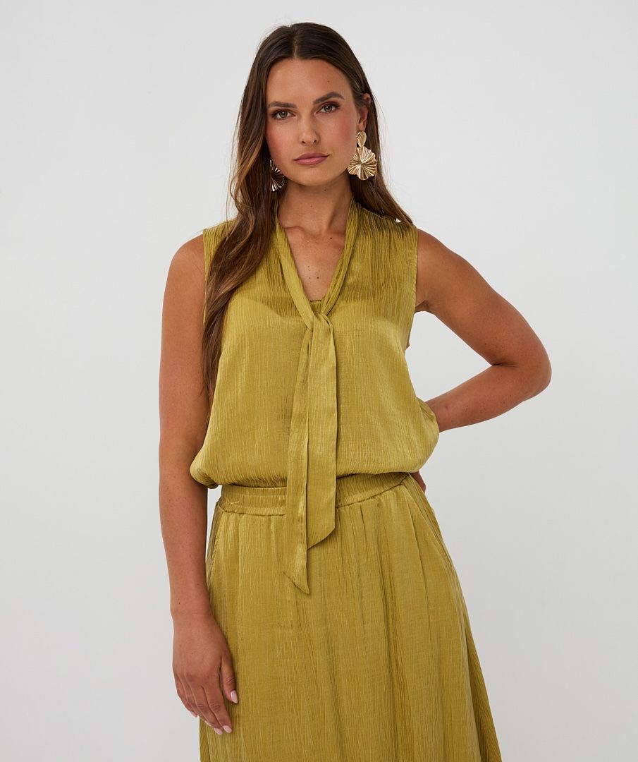 Bow Crinkle Top