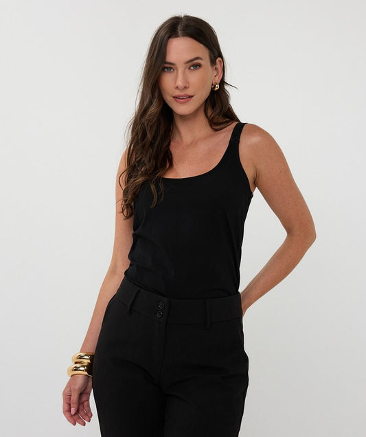 Lurex Strap Singlet Tank