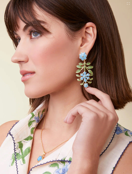 Delphinium Earrings