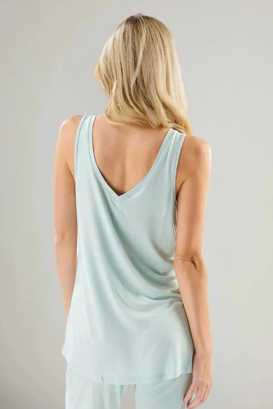 Bamboo Double-V Pajama Tank