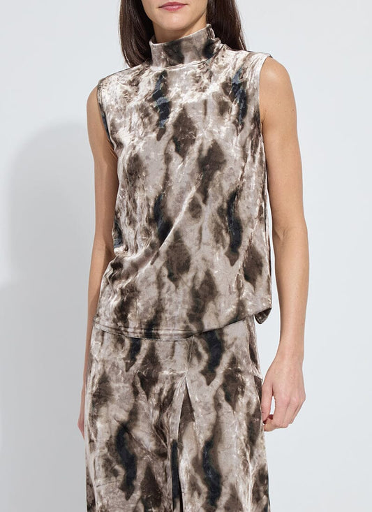 Dominique St Velvet Top