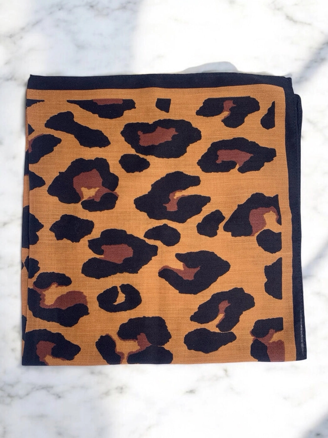 Leopard Square Scarf