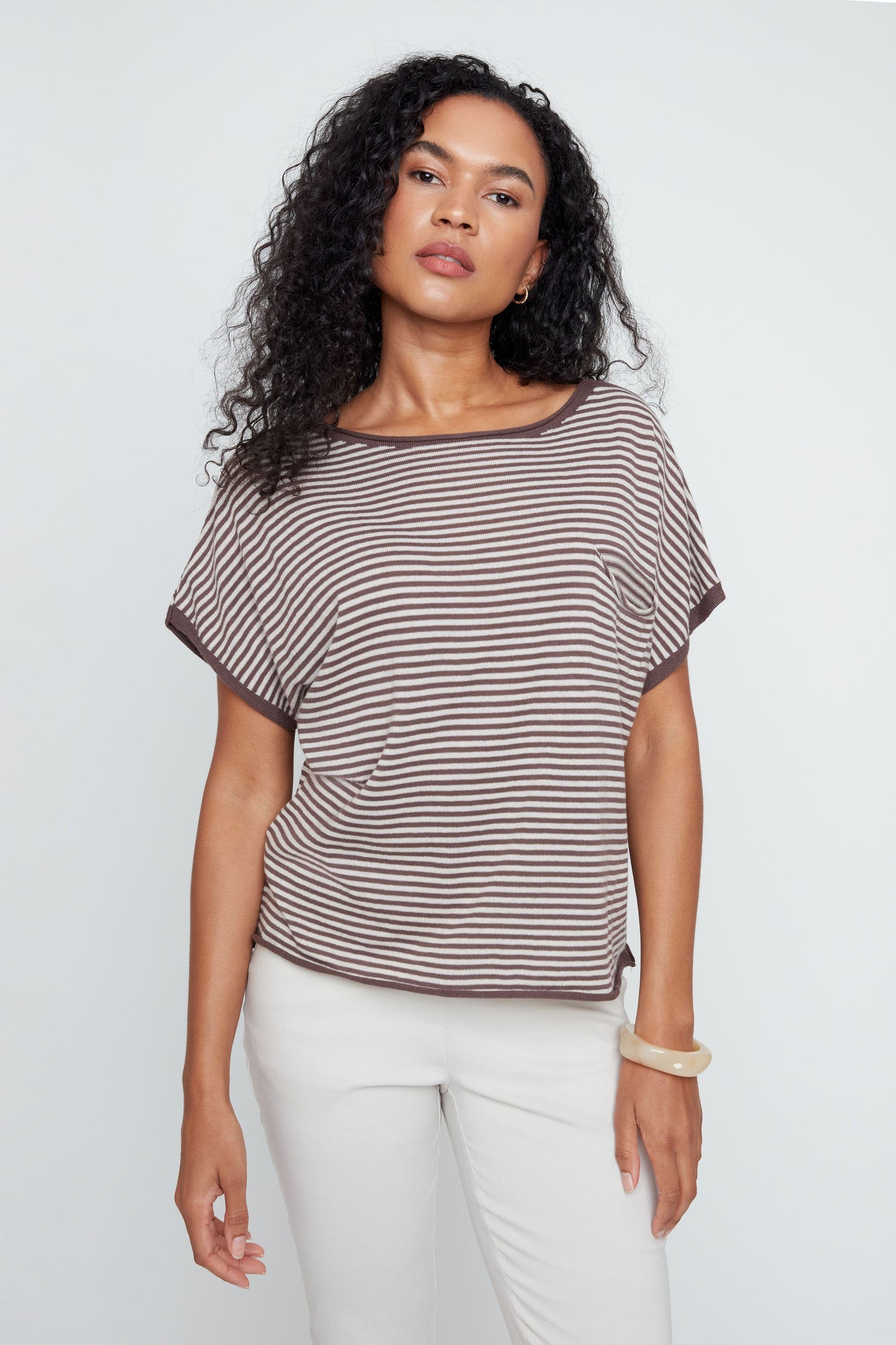 Boxy Stripe Top