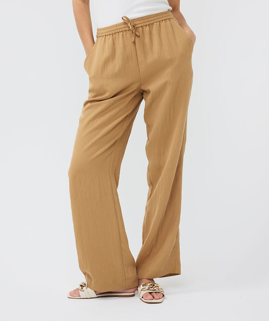 Wide Leg Linen Trousers