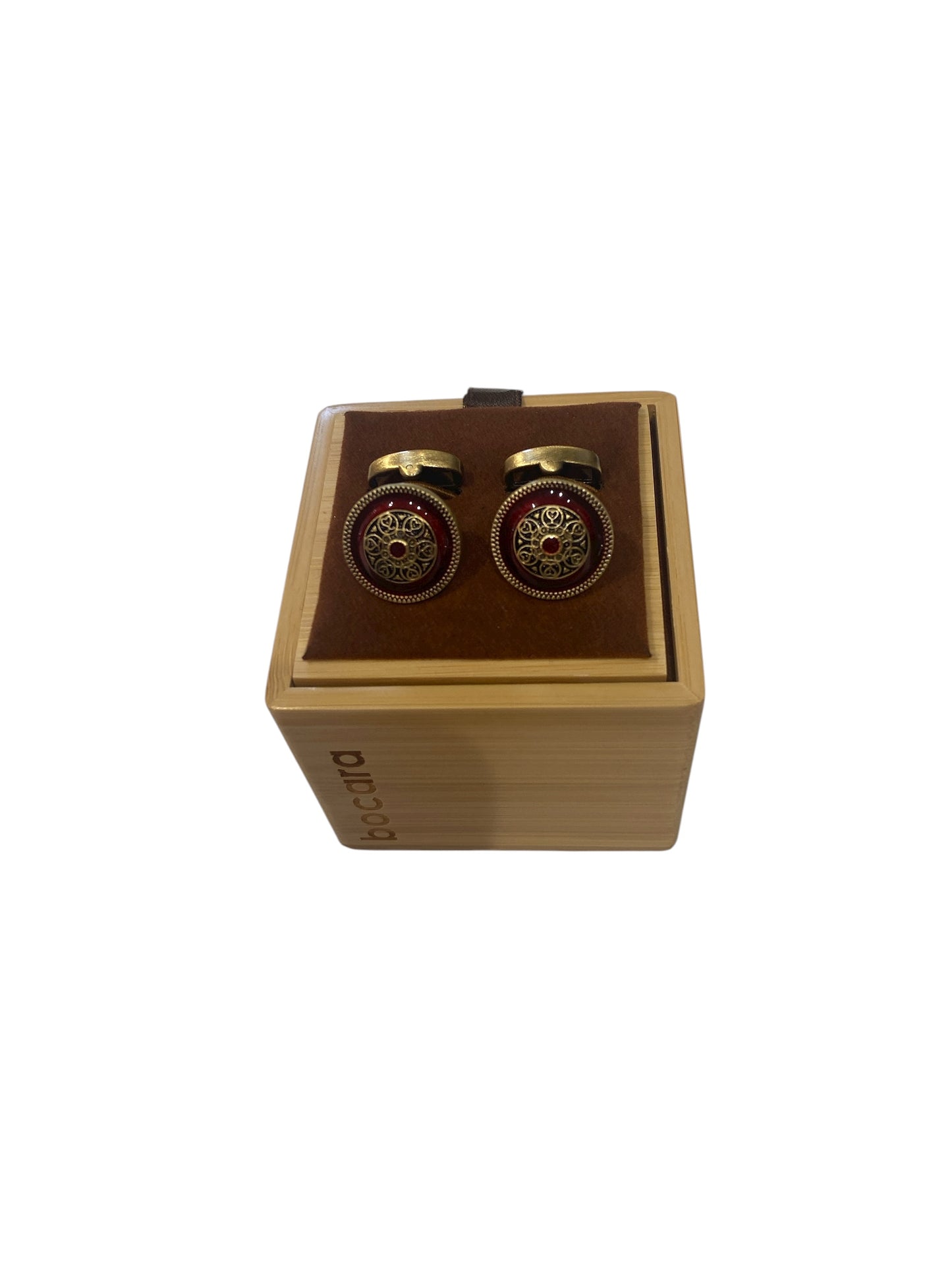 Red Abalone Cufflink