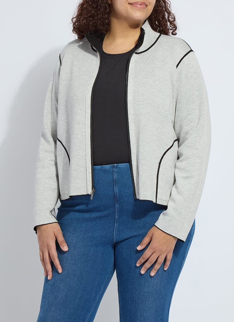 Reversible Zip Cardigan