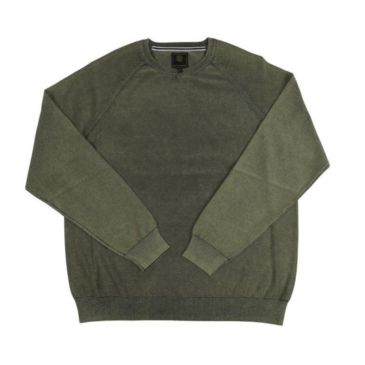 Sandwashed Raglan Crew