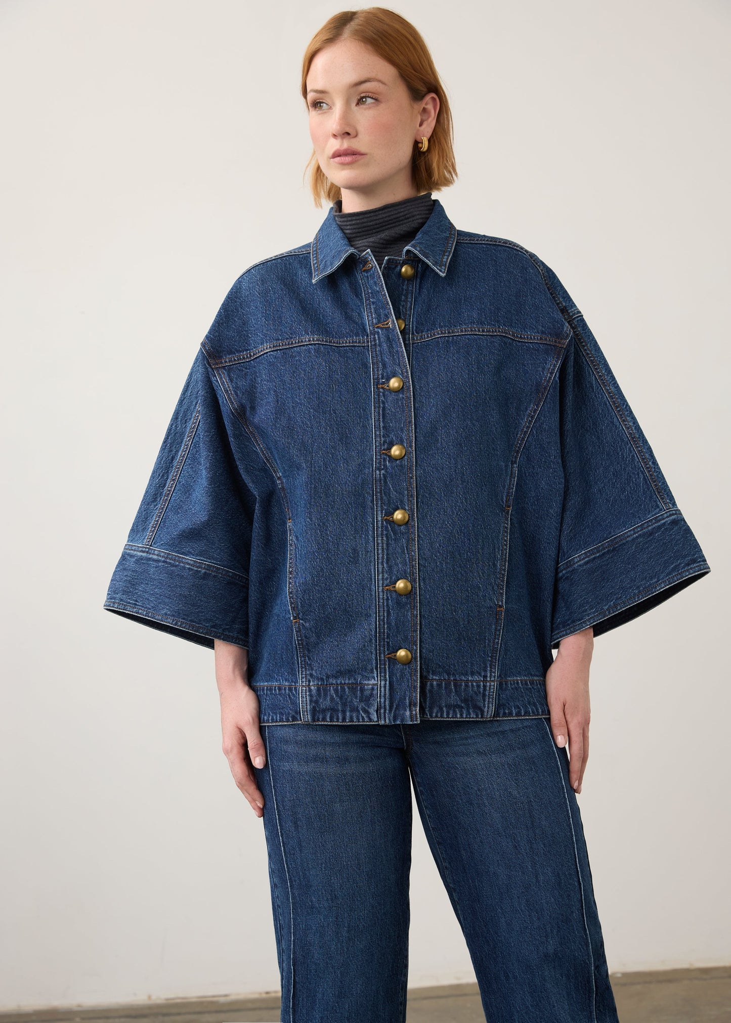 Kim Sleeve Denim Jacket