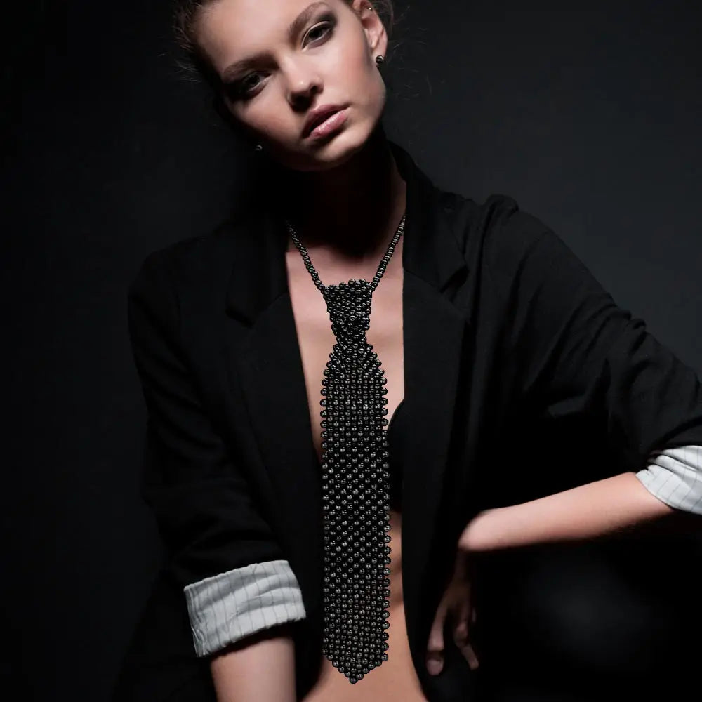 Pearl Neck Tie