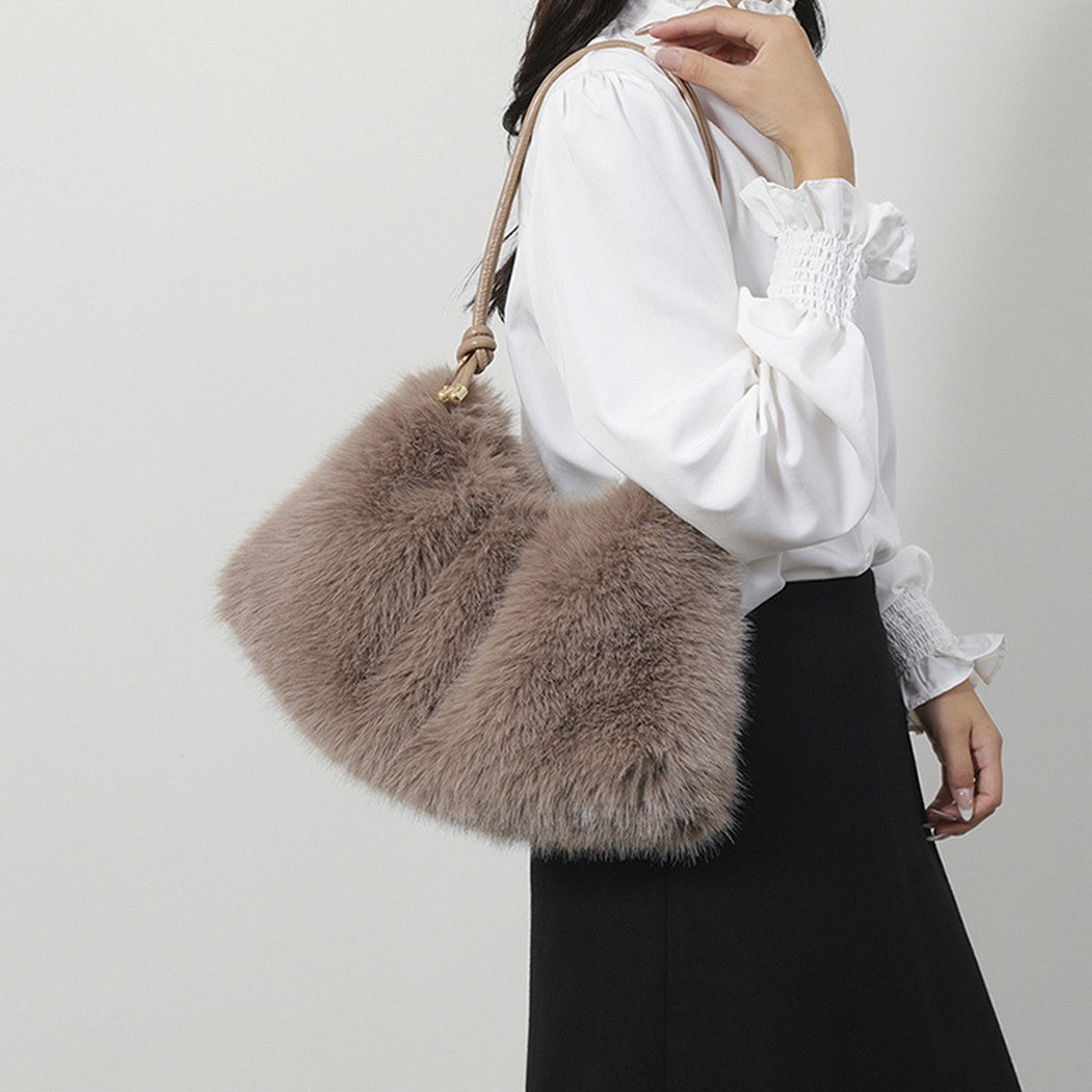 Fur Plush Winter All Match Purse