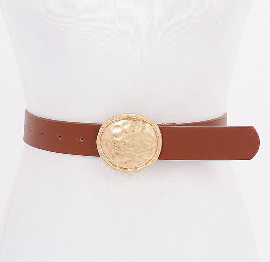 Metal Buckle PU Belt