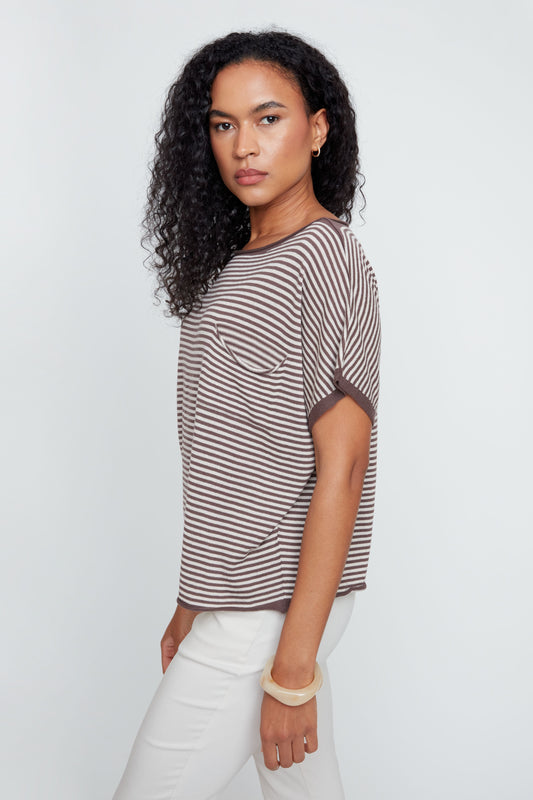 Boxy Stripe Top