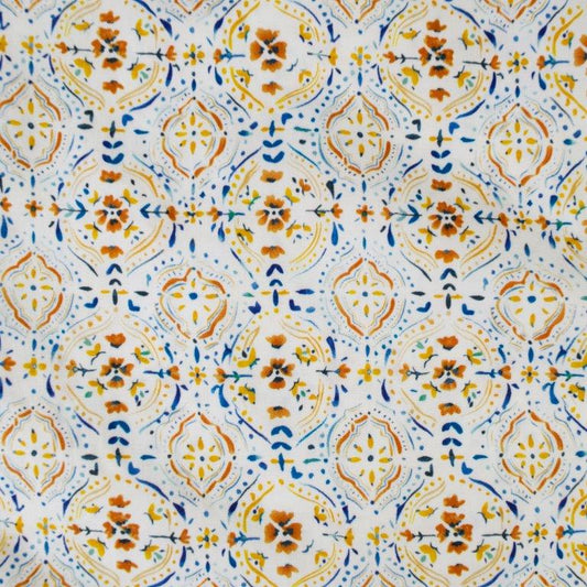 Long Sleeve Mosaic Geo Print Shirt