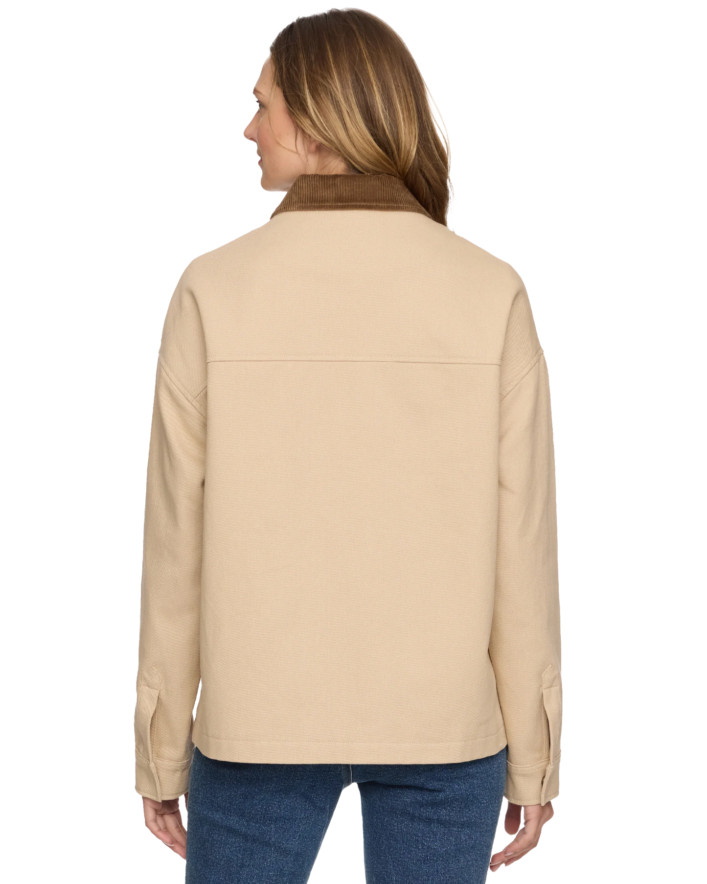 Blakely Twill Chore Jacket With Cord Collar