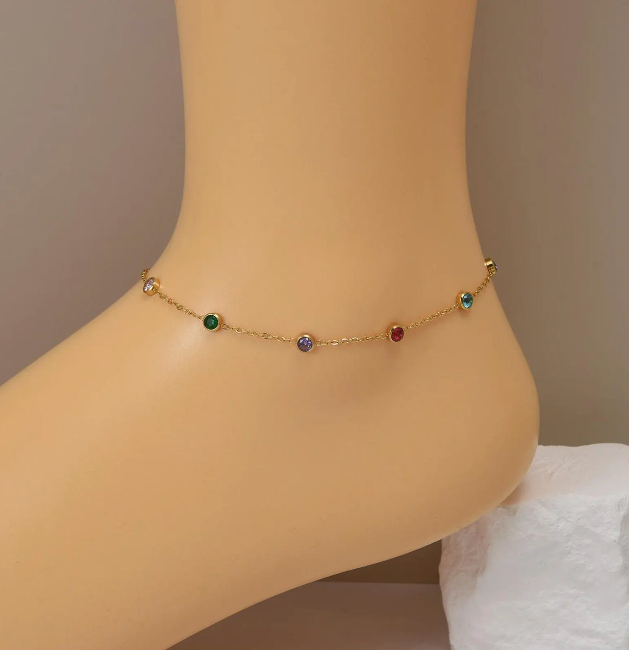 Bezel  Anklet
