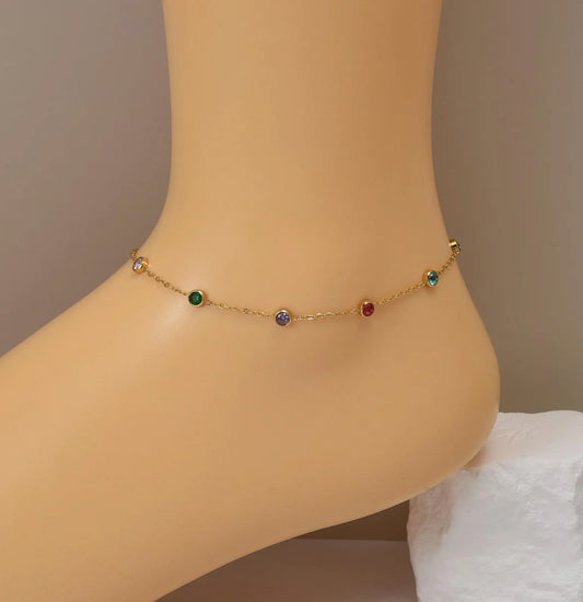 Bezel  Anklet