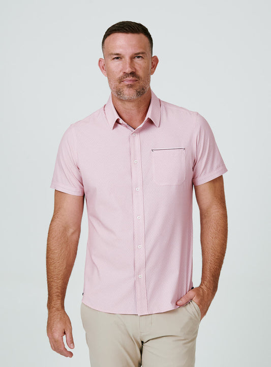 Diamondback Button Front Short Sleeve Shirt