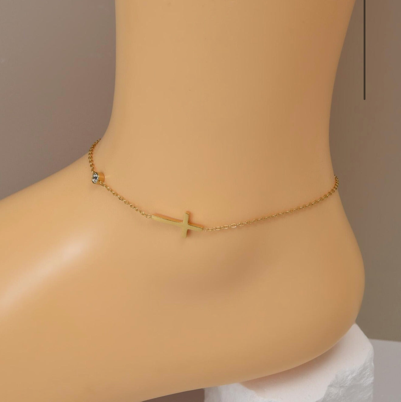 Cross Anklet
