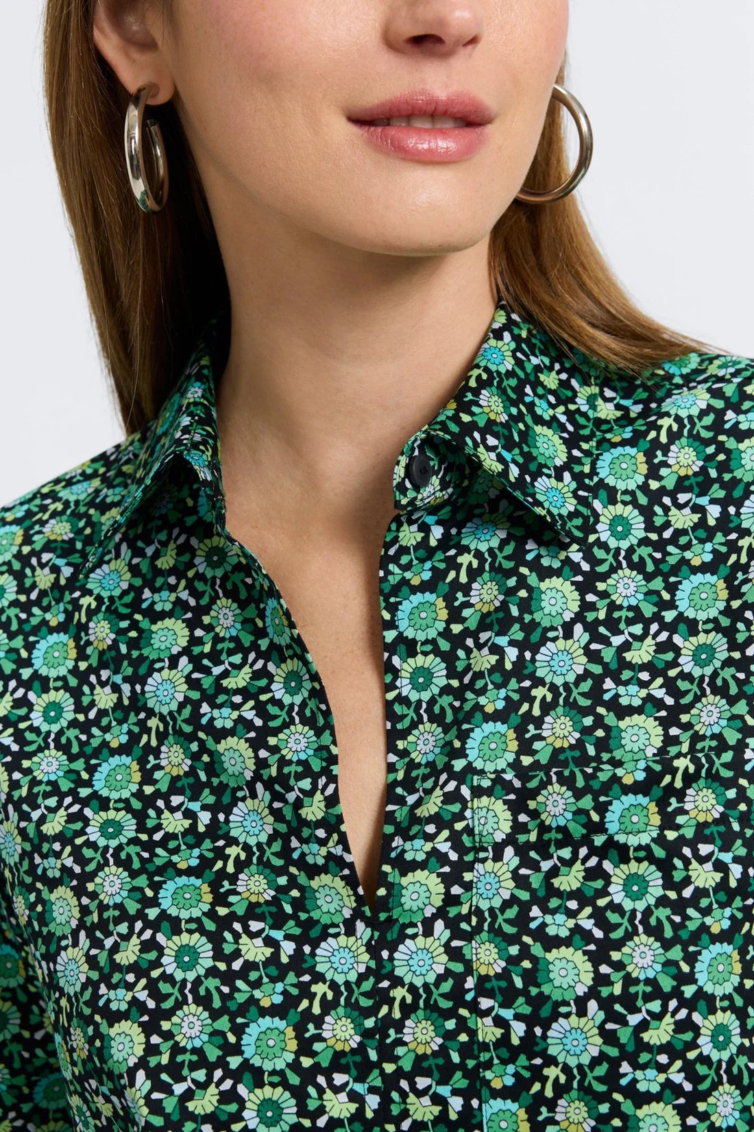 Bella Long Sleeve Popover Top