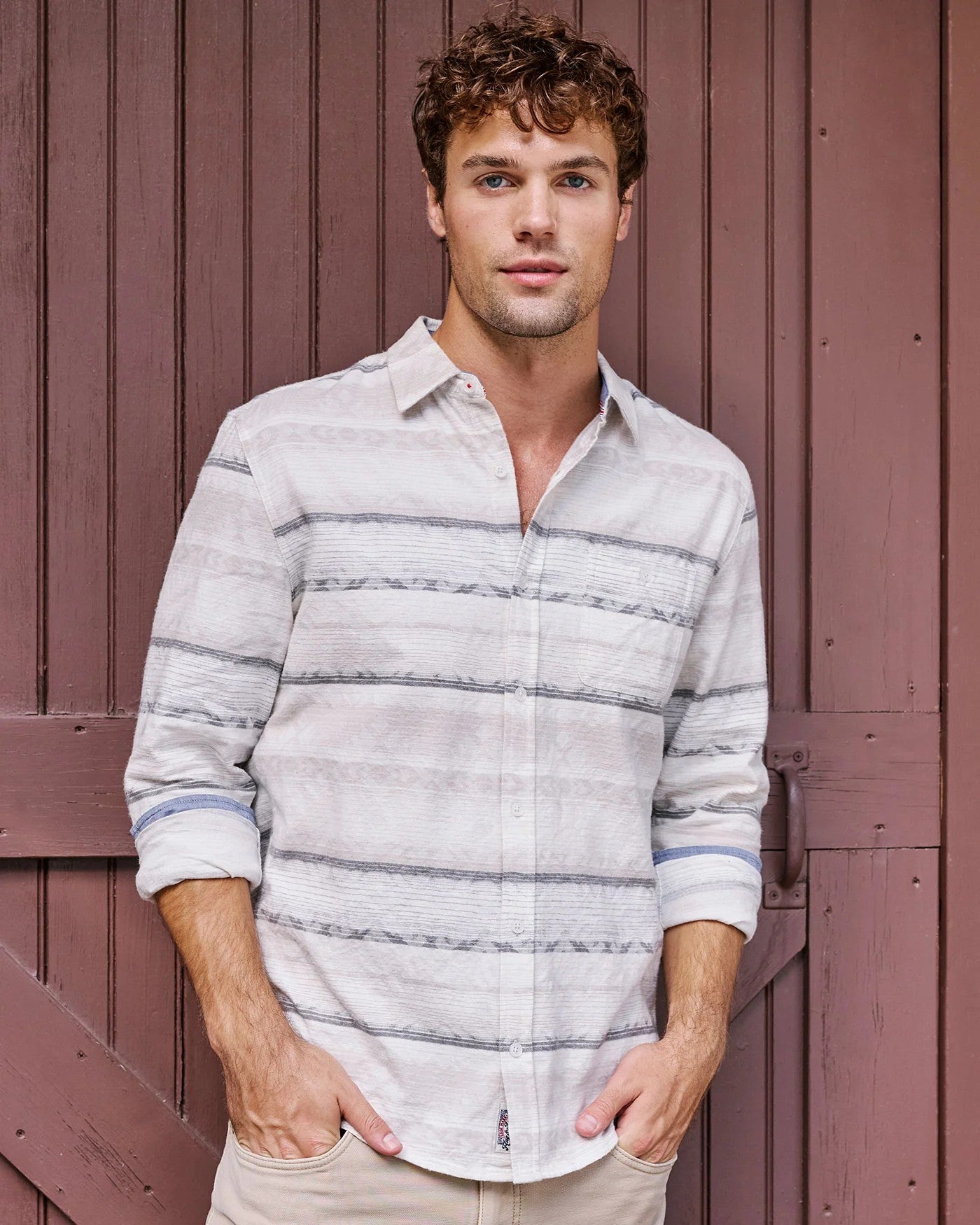 Latimer Long Sleeve Southwest Flannel Shirt