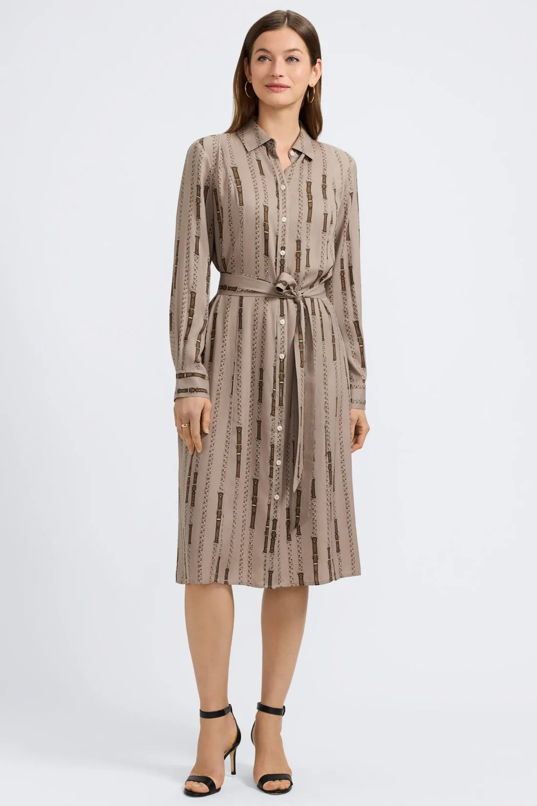 Fiona Long Sleeve Midi Dress