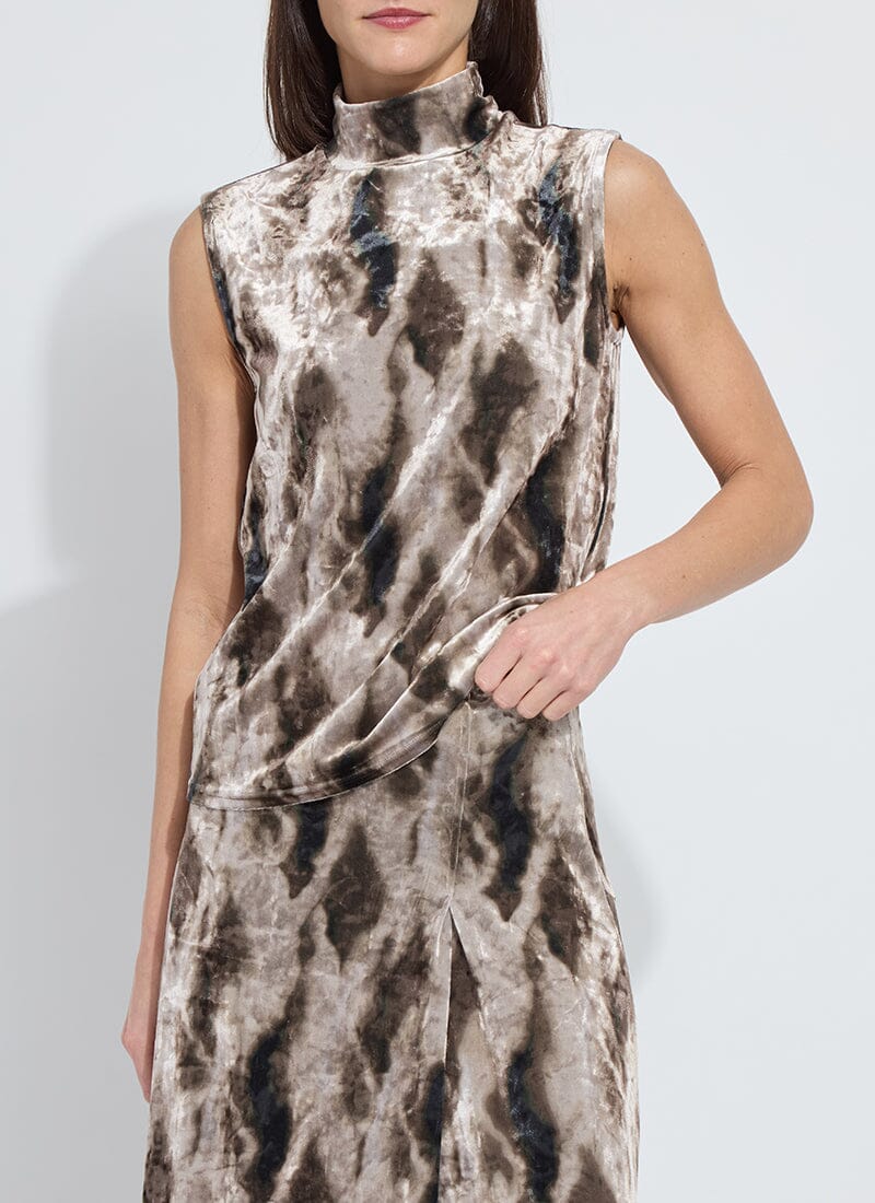 Dominique St Velvet Top