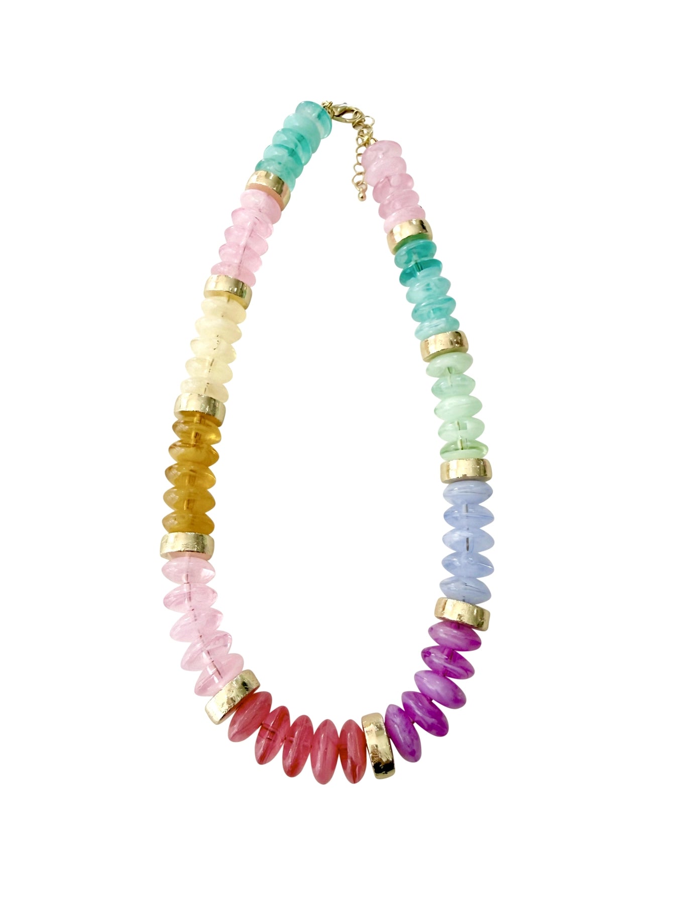 Calloway Beaded Disc Necklace