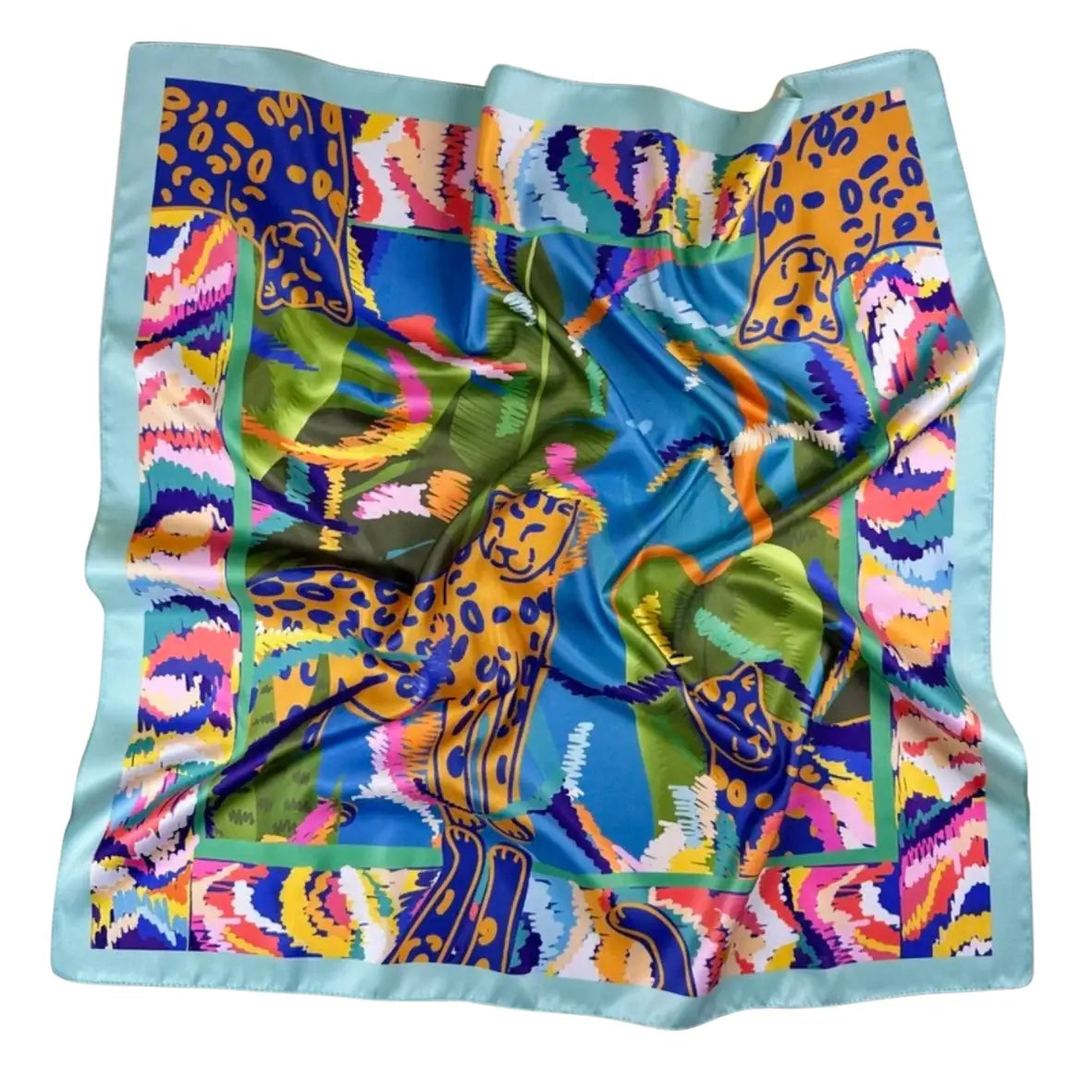Tropical Leopard Scarf