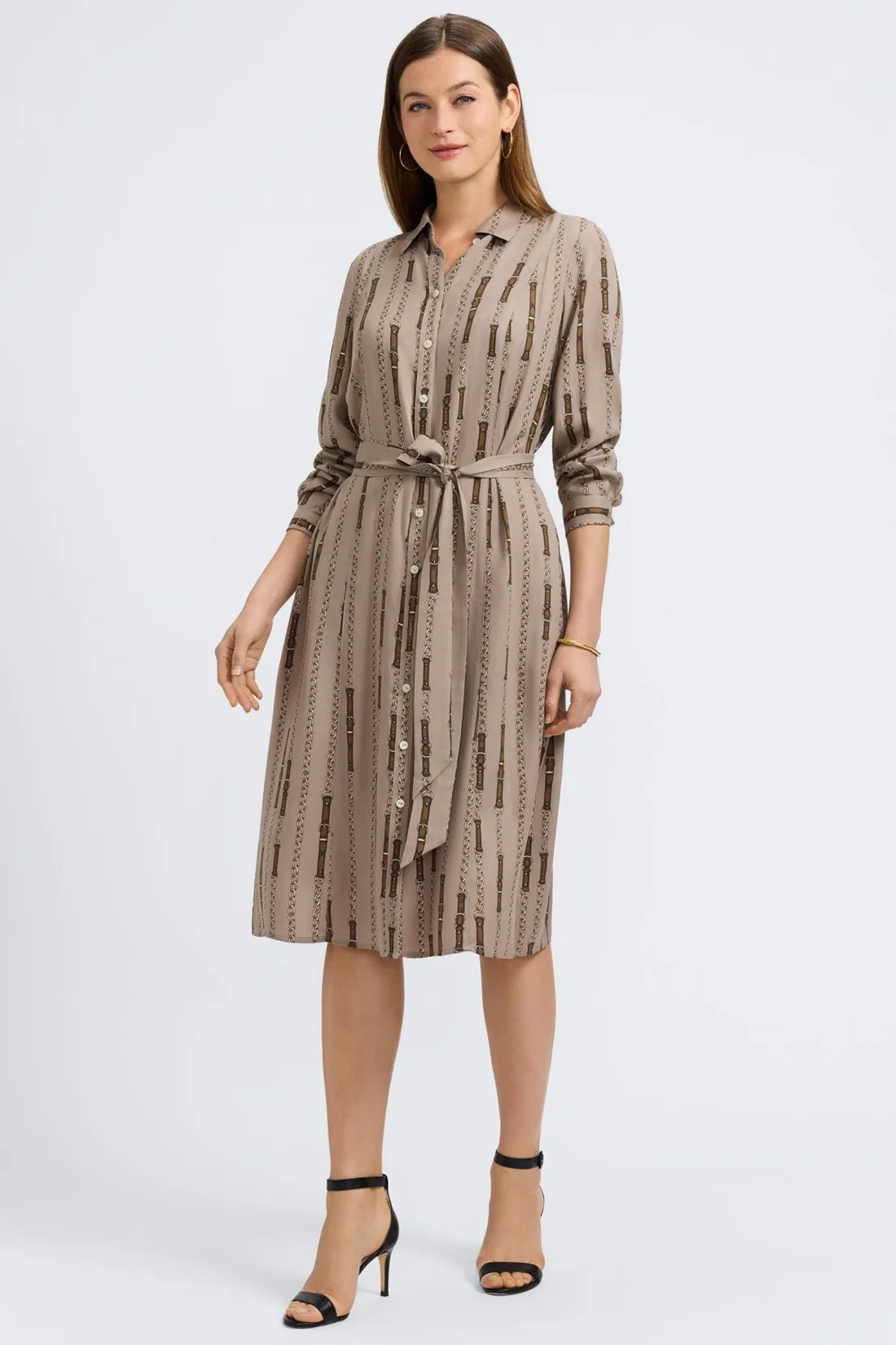 Fiona Long Sleeve Midi Dress