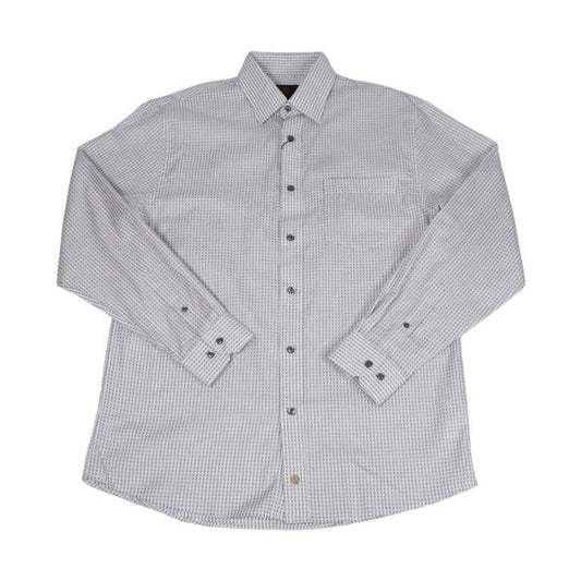 Long Sleeve Mini Jacquard Shirt