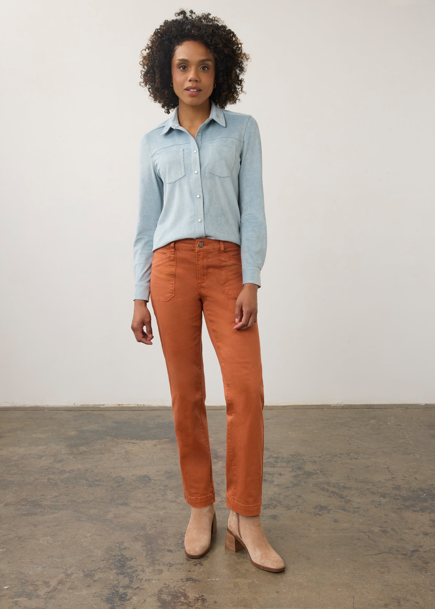 Faux Suede Shirt