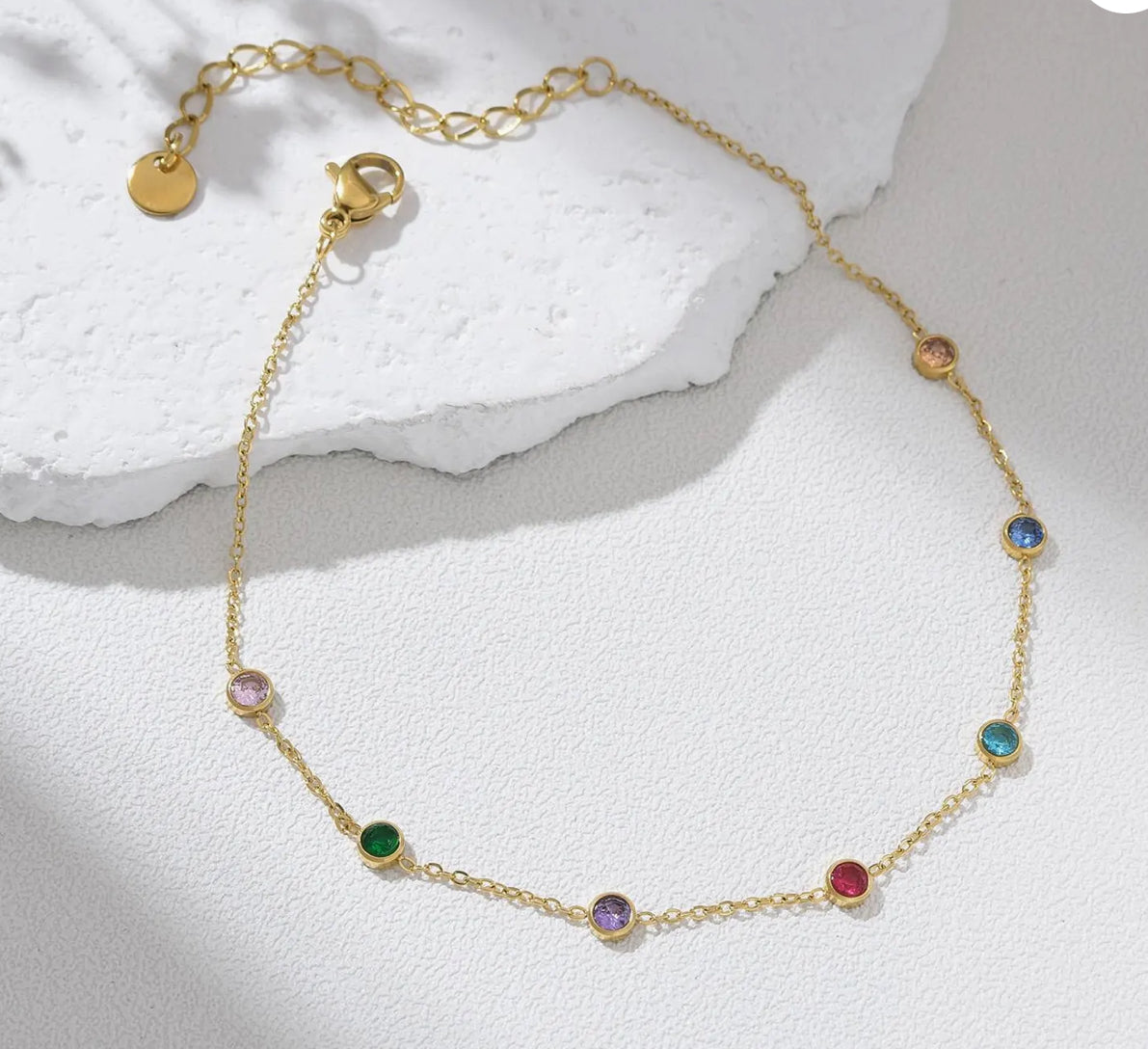 Bezel  Anklet