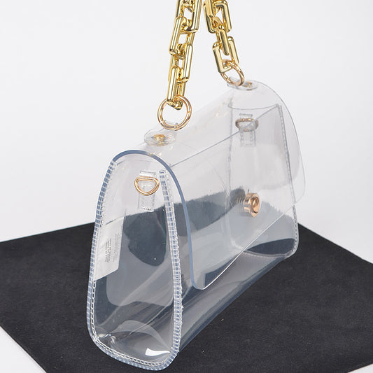 Transparent Big Chain Bag