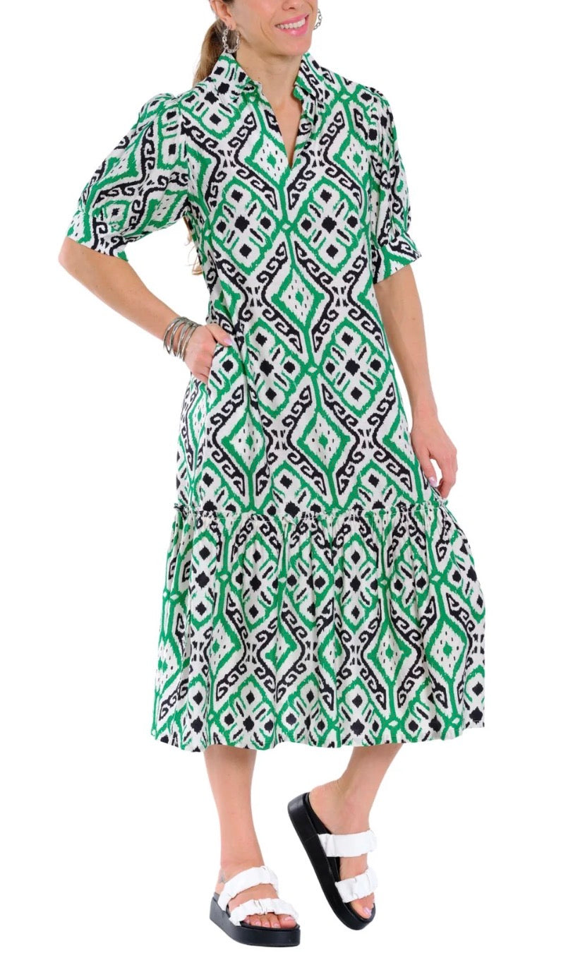 Mika Midi Collared Dress