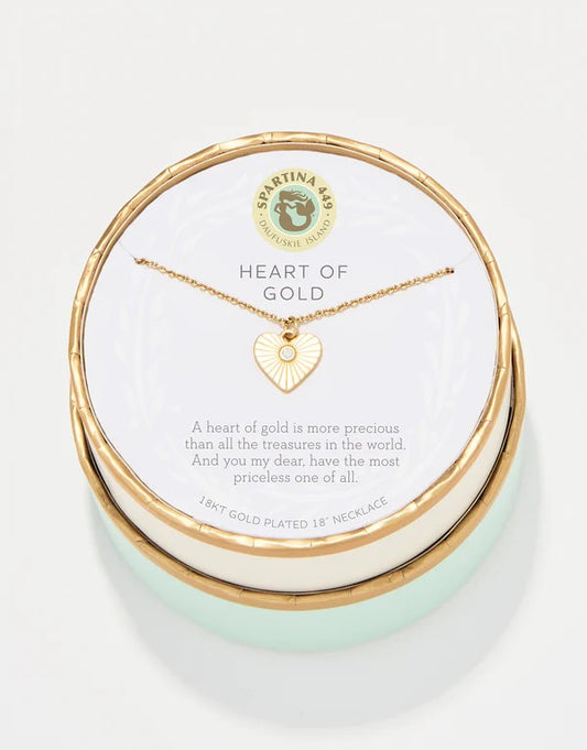 Heart of Gold Heart Necklace
